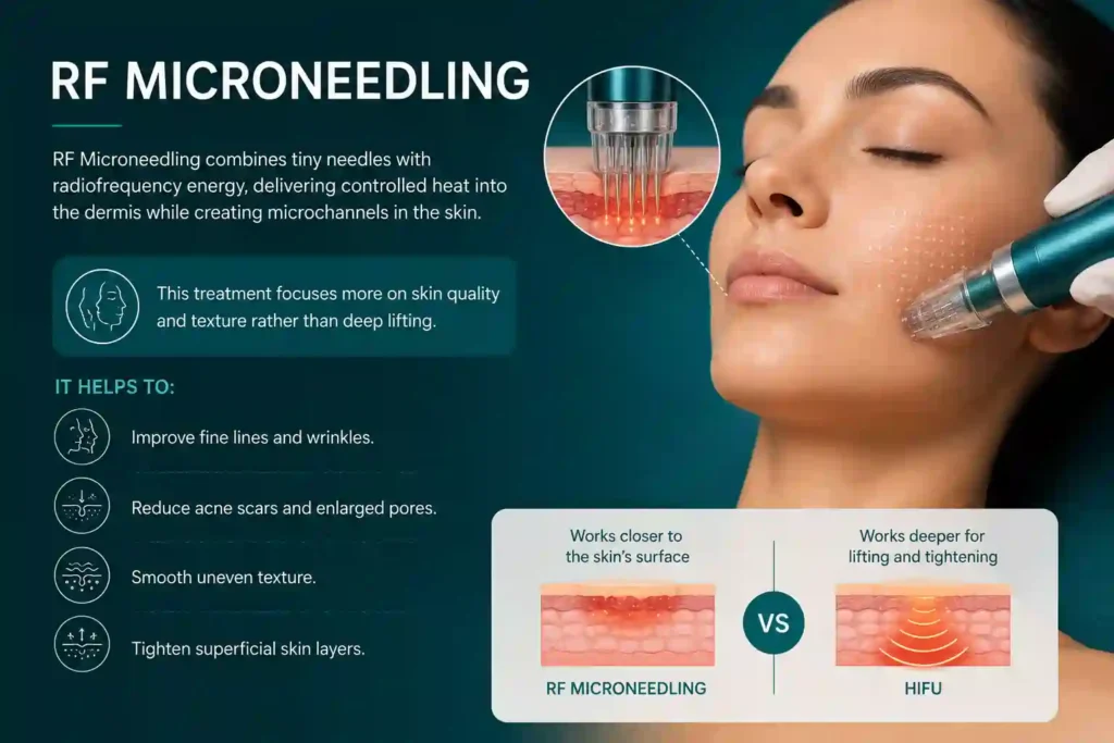 What Does RF Microneedling Do That HIFU Alone Cannot Warrington