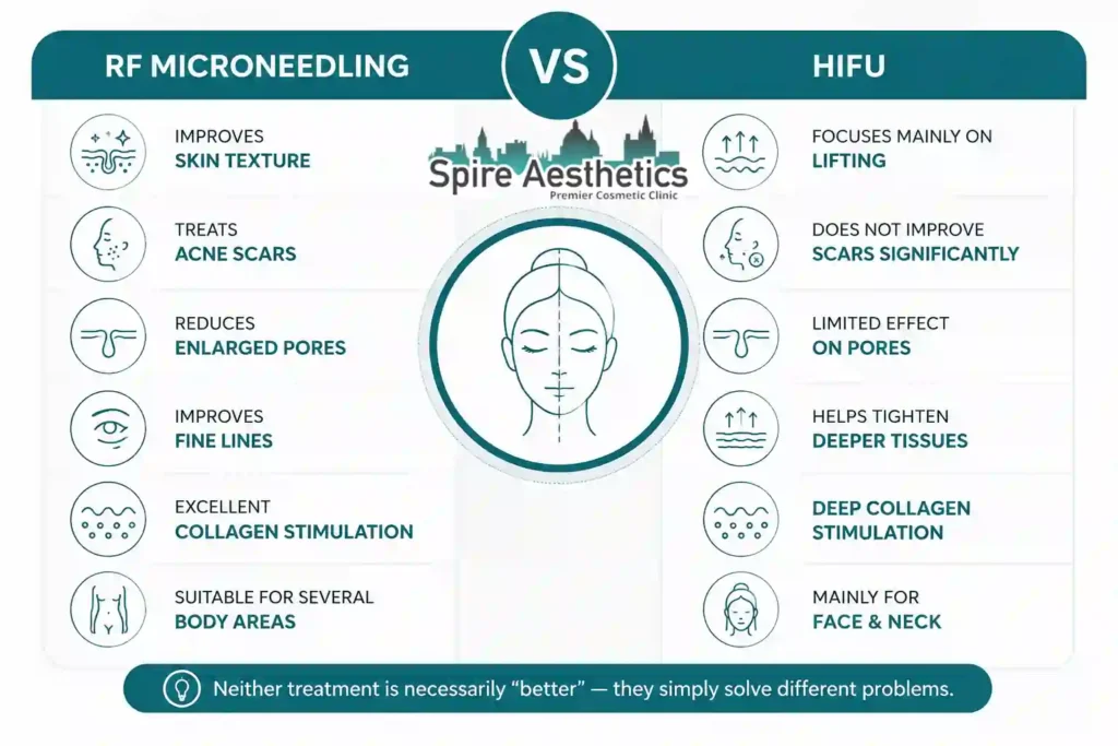RF Microneedling vs HIFU: Which Treatment Gives Better Results Warrington?