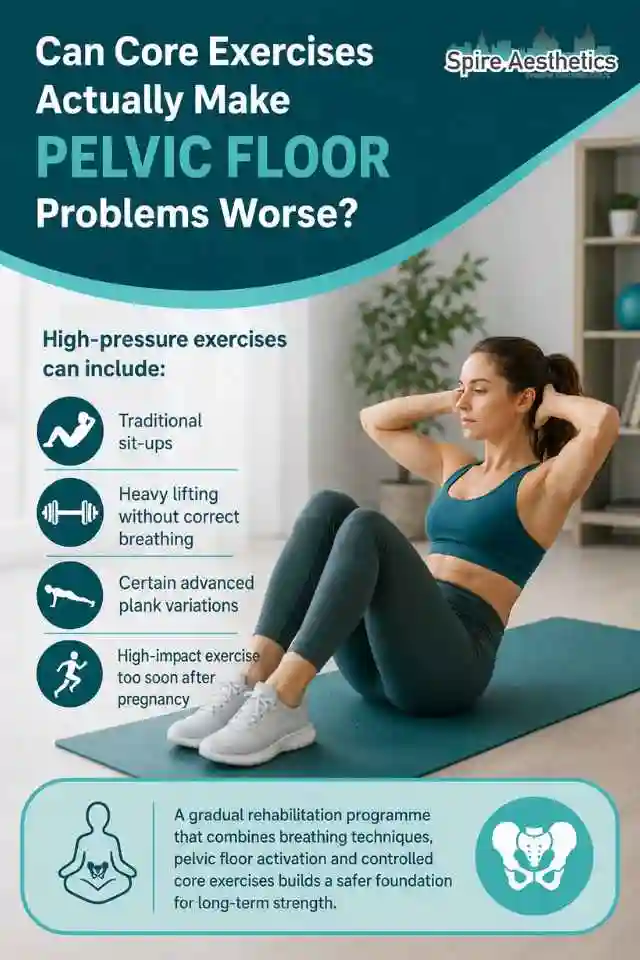 Can Strengthening Your Core Alone Actually Make Pelvic Floor Problems Worse Warrington?